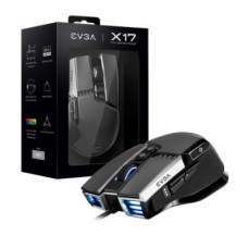 MOUSE GAMER EVGA X17 16000DPI 5 PERFILES 10 BOTONES P/N 903-W1-17GR-KR