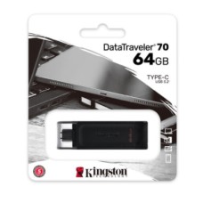 PENDRIVE KINGSTON 64GB DATATRAVELER 70 USB-C WINDOWS / MAC OS P/N DT70/64GB