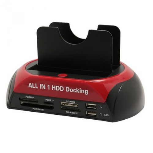 Docking Para Disco Duro Ide Y Sata De 2 5 Y 3 5 Con Multilector Usb 2 0 Docking Para Disco Duro Ide Y Sata De 2 5 Y 3 5 Con Multilector Usb 2 0
