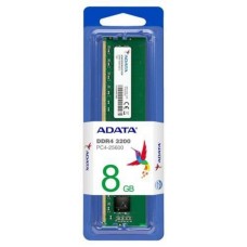 MEMORIA UDIMM DDR4 ADATA 8GB 3200 MHZ PC4 - 25600 1.2V CL22 P/N AD4U32008G22-SGN