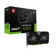 TARJETA DE VIDEO GEFORCE MSI RTX 4060 VENTUS 2X BLACK 8G OC PCIeX P/N RTX 4060 VENTUS 2X BLACK 8G OC