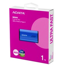 DISCO EXTERNO ADATA ELITE SE880 1TB BLUE USB 3.2 P/N AELI-SE880-1TCBU